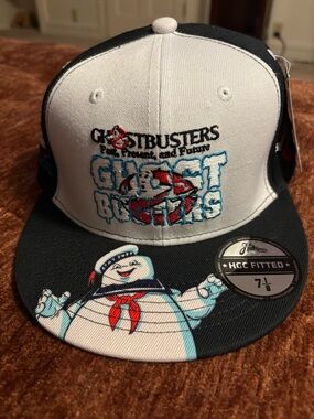 Ghostbusters Sailor Stay Puft Fitted Baseball Cap - White & Black